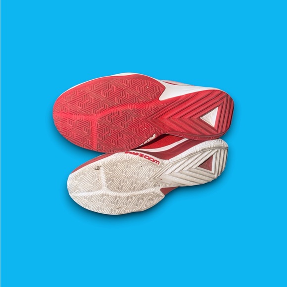 Nike Zoom Freak 5 EP White red Low top basketball shoes FV1933 600 Size 8 - Picture 6 of 7